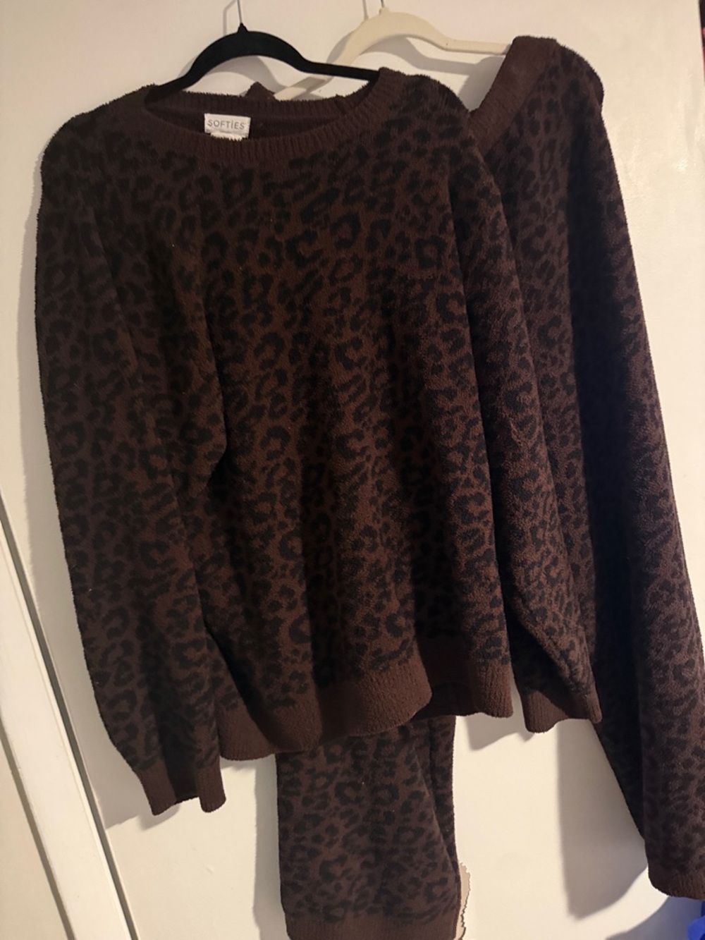 Women's Brown Leopard Print Sweater